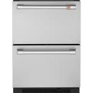 Réfrigérateur sous comptoir Café 24 pouces, inox – CDE06RP2NS1