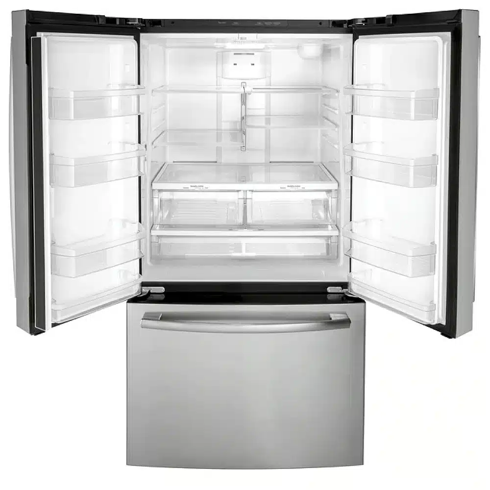 Réfrigérateur GE à portes françaises – 36", 27 pi³, distributeur d’eau intérieur, acier inoxydable - GNE27JYMFS – Image 3