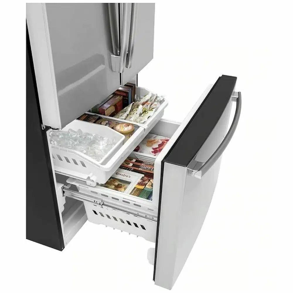 Réfrigérateur GE à portes françaises – 36", 27 pi³, distributeur d’eau intérieur, acier inoxydable - GNE27JYMFS – Image 5