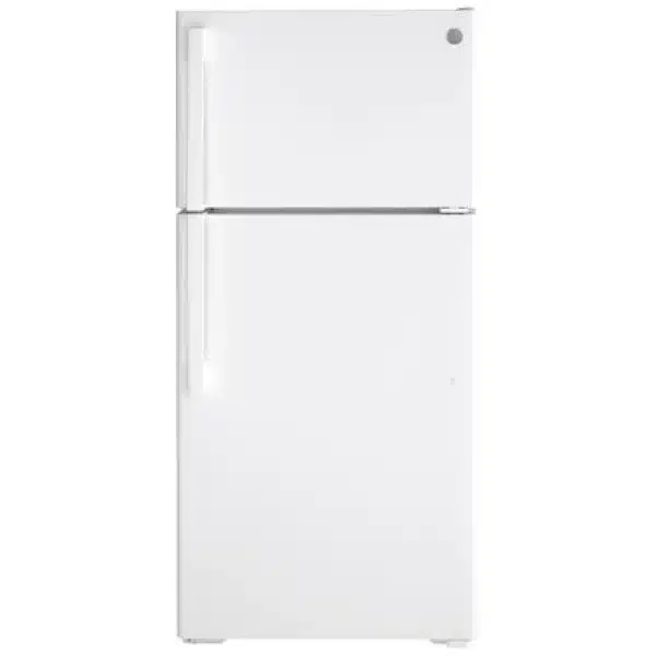 28" Top Freezer Refrigerator, 15.6 cu. ft., Energy Star, White-GTE16DTNRWW