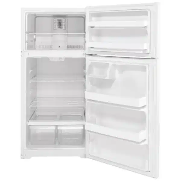 28" Top Freezer Refrigerator, 15.6 cu. ft., Energy Star, White-GTE16DTNRWW - Image 3