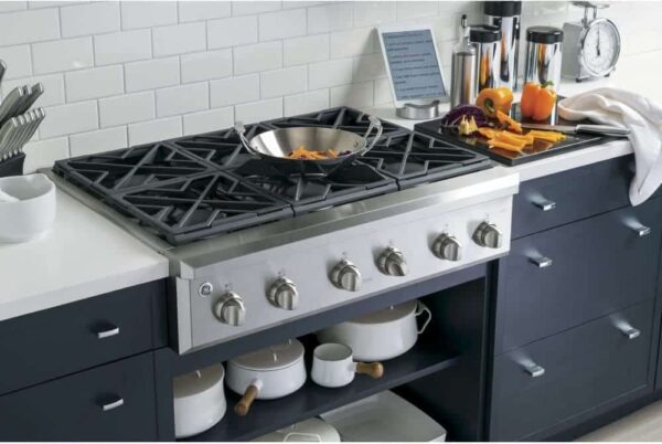 ​​Plaque de cuisson au gaz 36", 6 brûleurs, Style commercial, Stainless​ - CGU366P2TS1 – Image 5