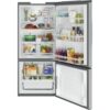 Réfrigérateur Congélateur inférieur, 21 pi.cu, Energy Star, Stainless - GBE21AYRKFS – Image 3