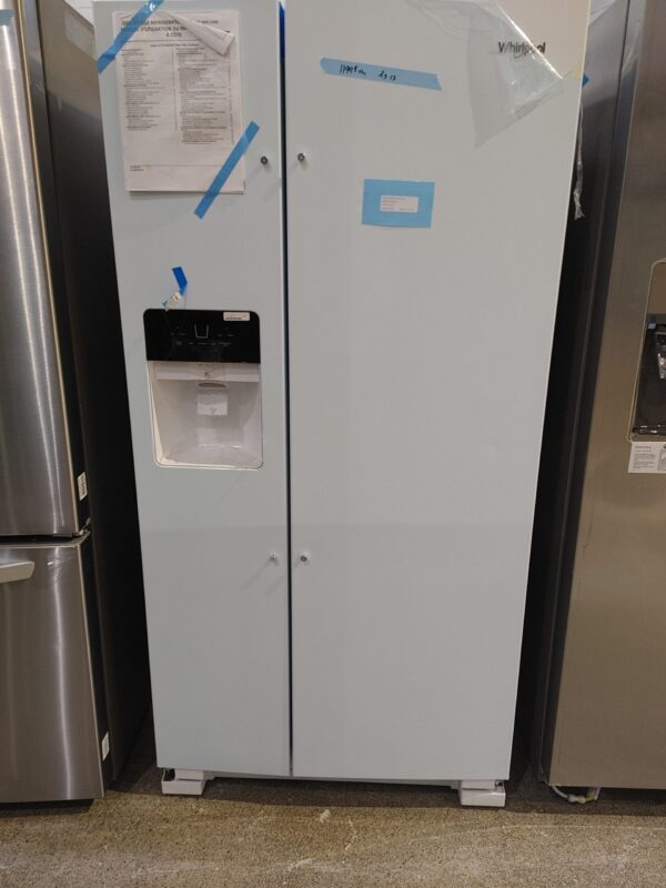 Réfrigérateur Whirlpool côte-à-côte 33’’, 21.2 pi.cu, Blanc - WRS321SDHW – Image 5