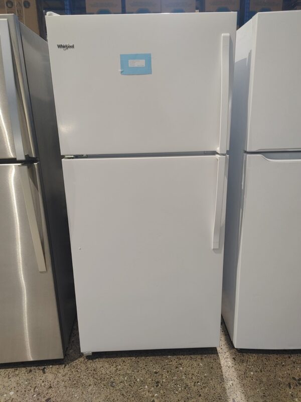 Réfrigérateur à congélateur supérieur Whirlpool 30’’, Blanc -  WRT148FZDW – Image 5