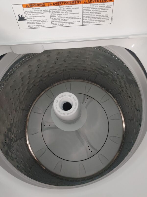 Combo Laveuse-Sécheuse Maytag, Agitateur PowerMC, Blanche – Image 9