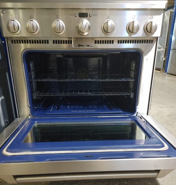 Cuisinière professionnelle au gaz 36’’, 6,2 pi.cu, 6 brûleurs, Stainless - ZGP366NRSS – Image 7