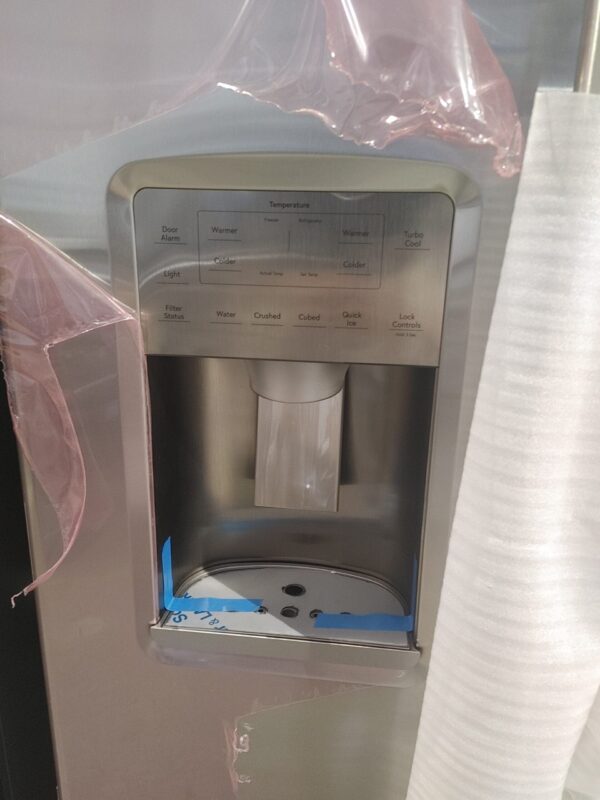 Réfrigérateur côte-à-côte profondeur comptoir, 21.9 pi.cu, Eau et Glace, Stainless - CZS22MP2NS1 – Image 8