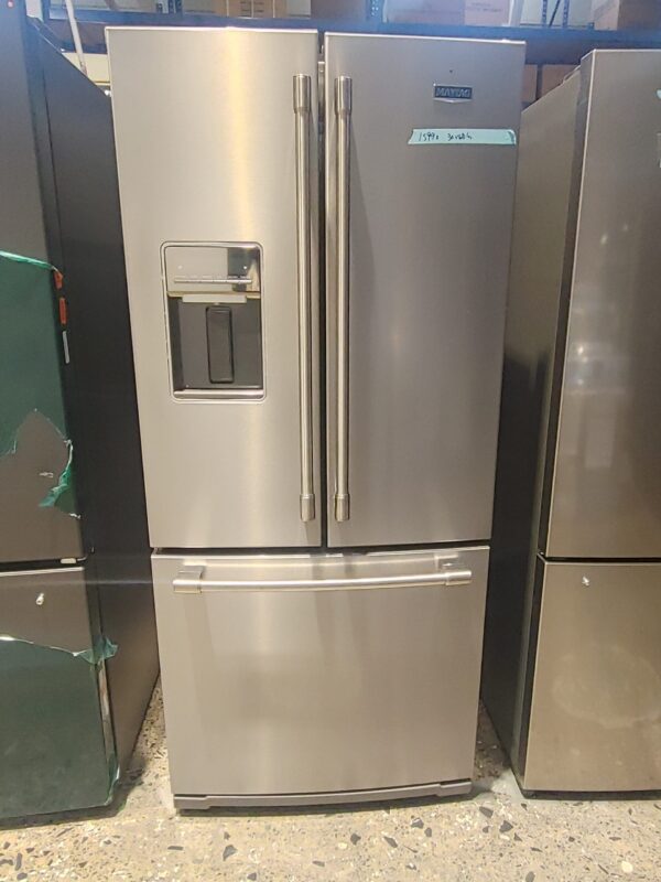 Réfrigérateur à portes françaises Maytag 30’’, Distributeur externe, 20 pi.cu, Stainless - MFW2055FRZ – Image 4