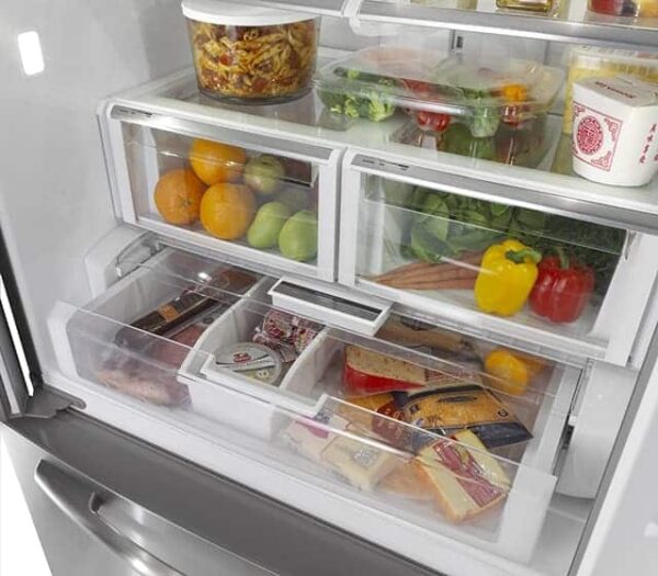 Réfrigérateur à portes françaises Maytag 30’’, Distributeur externe, 20 pi.cu, Stainless - MFW2055FRZ – Image 3