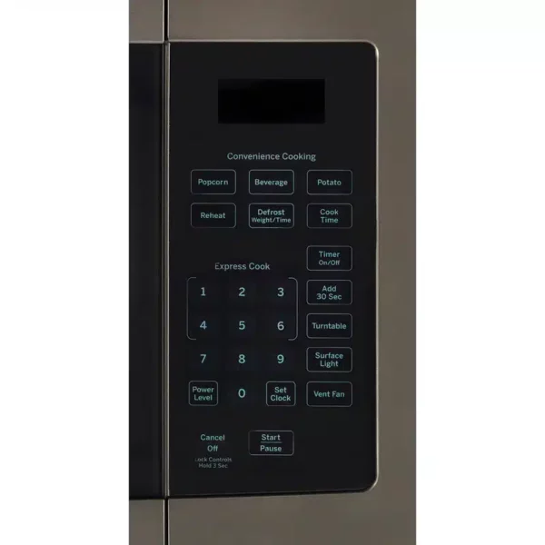 Four à micro-ondes à hotte intégrée, 1.6 pi.cu, Ardoise - JVM1635SLJC – Image 3
