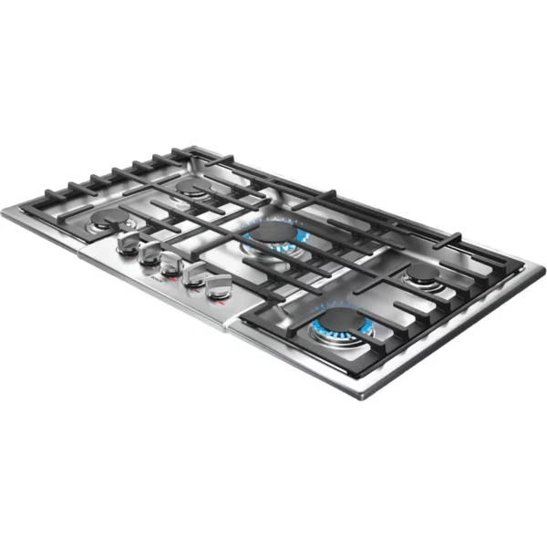 Plaque de cuisson au gaz 36", 20 000 BTU, Stainless, Bosch série Benchmark® - NGMP656UC – Image 4