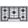 Plaque de cuisson au gaz 36", 19 000 BTU, Bosch série 800, Stainless - NGM8656UC
