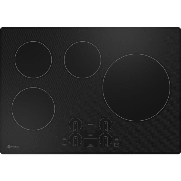 Plaque de cuisson à induction 30", Wi-Fi, Commandes tactiles, Vitrocéramique noire -  PHP7030DTBB