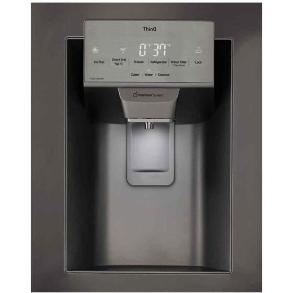 LG 36'', 27.9 cu. ft. French Door Refrigerator, Black Stainless - Image 3