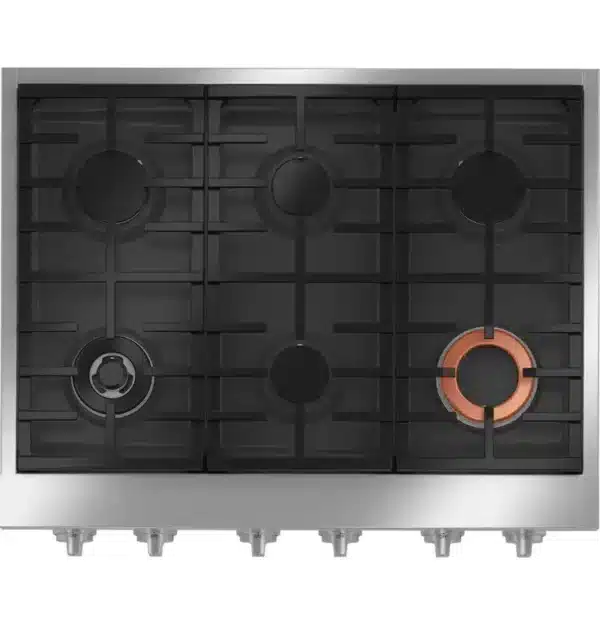 ​​Plaque de cuisson au gaz 36", 6 brûleurs, Style commercial, Stainless​ - CGU366P2TS1 – Image 3