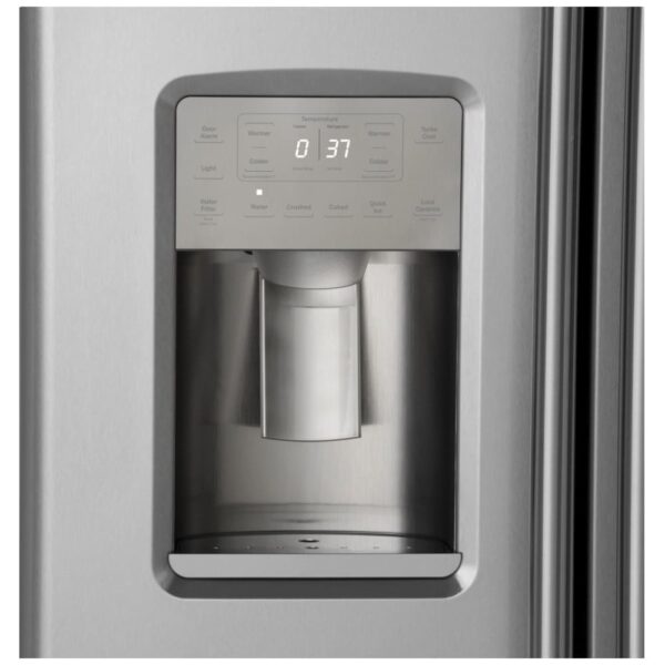Réfrigérateur côte-à-côte profondeur comptoir, 21.9 pi.cu, Eau et Glace, Stainless - CZS22MP2NS1 – Image 4