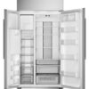 Réfrigérateur encastré 48'', Côte-à-côte, Distributeur d'eau et glace, Stainless - ZISS480DNSS – Image 2