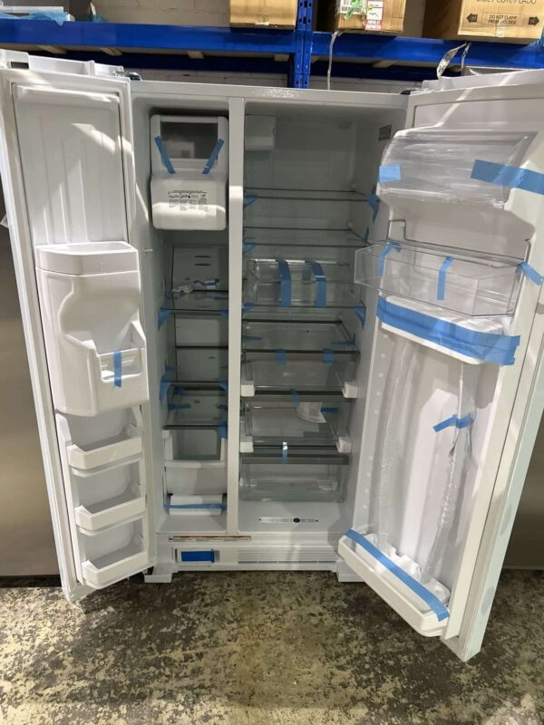 Réfrigérateur Whirlpool côte-à-côte 33’’, 21.2 pi.cu, Blanc - WRS321SDHW – Image 4