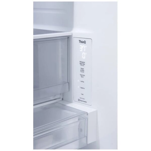 Réfrigérateur LG 36’’, Portes française, 31.7 pi.cu, Stainless - LRFLS3206S – Image 4