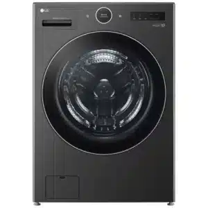 LG All-in-One Washer Dryer 27 Inch 5.7 cu. ft. Black Stainless Steel – WM6998HBA