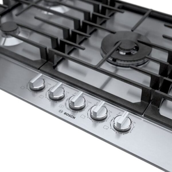 Plaque de cuisson au gaz 36", 19 000 BTU, Bosch série 800, Stainless - NGM8656UC – Image 3