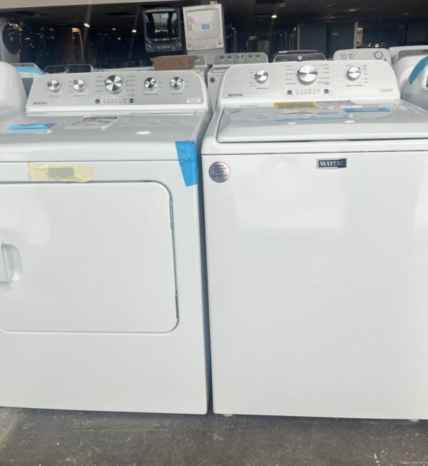 Laveuse-Sécheuse Maytag, Agitateur PowerMC, Blanche – Image 2