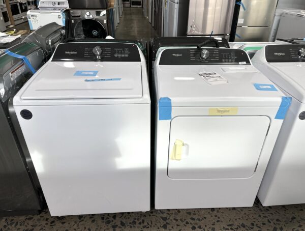 Laveuse-Sécheuse Whirlpool Blanche, Haute efficacité, Chargement vertical – Image 7