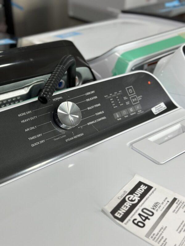 Laveuse-Sécheuse Whirlpool Blanche, Haute efficacité, Chargement vertical – Image 12