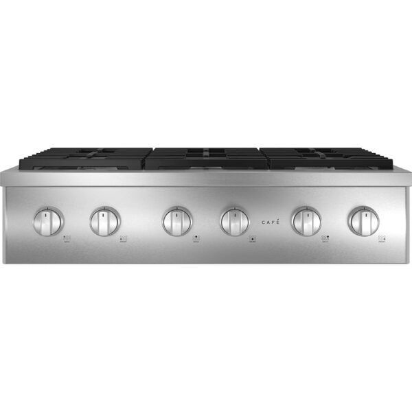 ​​Plaque de cuisson au gaz 36", 6 brûleurs, Style commercial, Stainless​ - CGU366P2TS1 – Image 2