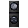 Centre de buanderie frontal LG 27’’, Wi-Fi, Black stainless - WKEX300HBA