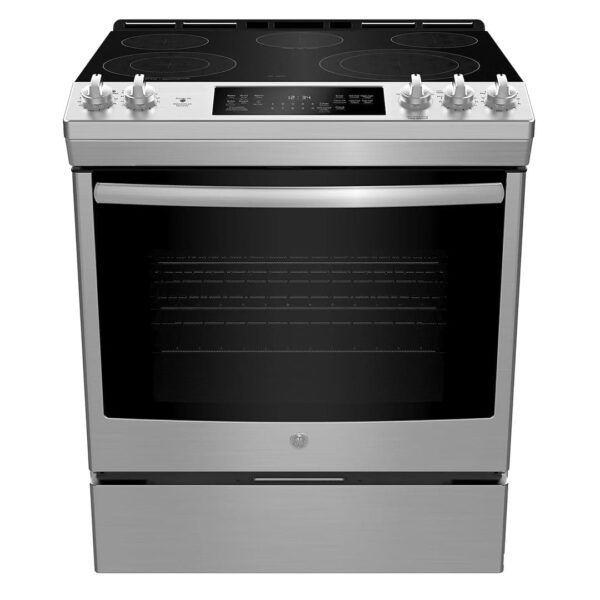 Cuisinière de 5,3 pi³, Convection européenne véritable, Stainless - JCS840SMSS