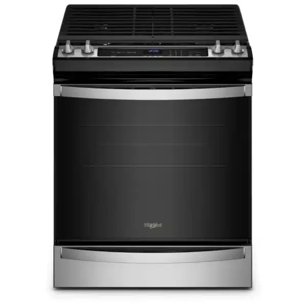 Cuisinière au gaz Whirlpool 30’’,  5.8 pi.cu., Four 7 en 1, Stainless - WEG745H0LZ 