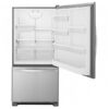 Réfrigérateur à Congélateur inférieur Whirlpool 30’’, Stainless - WRB329RFBM – Image 2