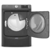 Ensemble laveuse-sécheuse Maytag à vapeur, 5,5/7,3 pi³, Noir volcan, Superposable – Image 3