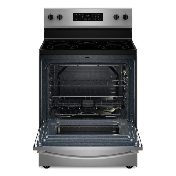 Cuisinière 30’’, Whirlpool, 5.3 pi.cu, Stainless - YWFES3330RZ – Image 2