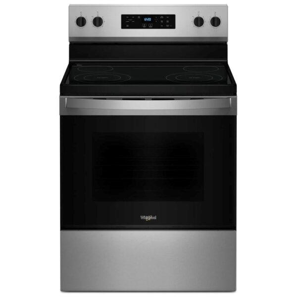 Cuisinière Whirlpool, 5.3 pi.cu, Stainless - YWFES3530RS