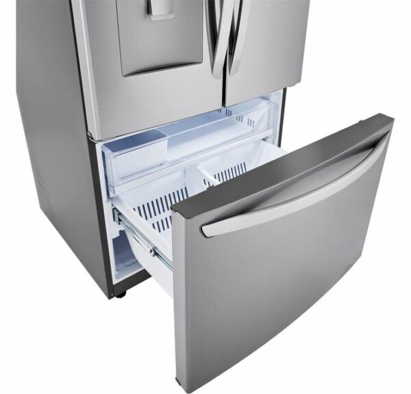 Réfrigérateur à portes françaises LG 36'', 29 pi.cu, Eau et glace, Stainless - LRFWS2906S – Image 3