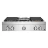 Plaque de cuisson 36’’, 4 brûleurs au gaz, Gril, Jenn-Air, Stainless - JGCP636HM