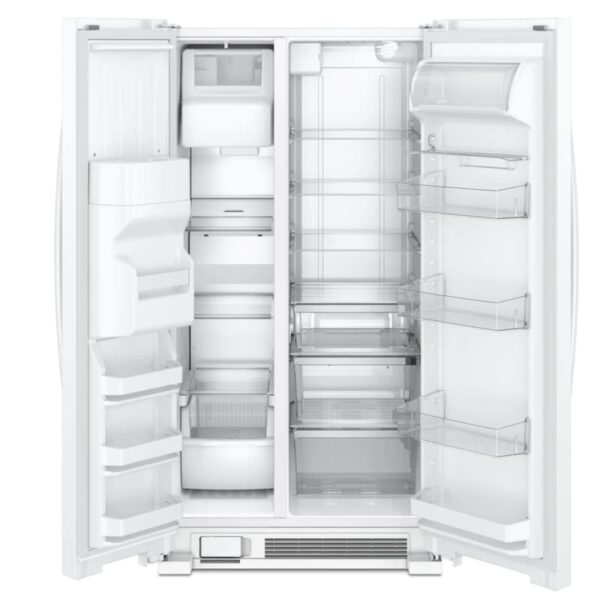 Réfrigérateur Whirlpool côte-à-côte 33’’, 21.2 pi.cu, Blanc - WRS321SDHW – Image 2