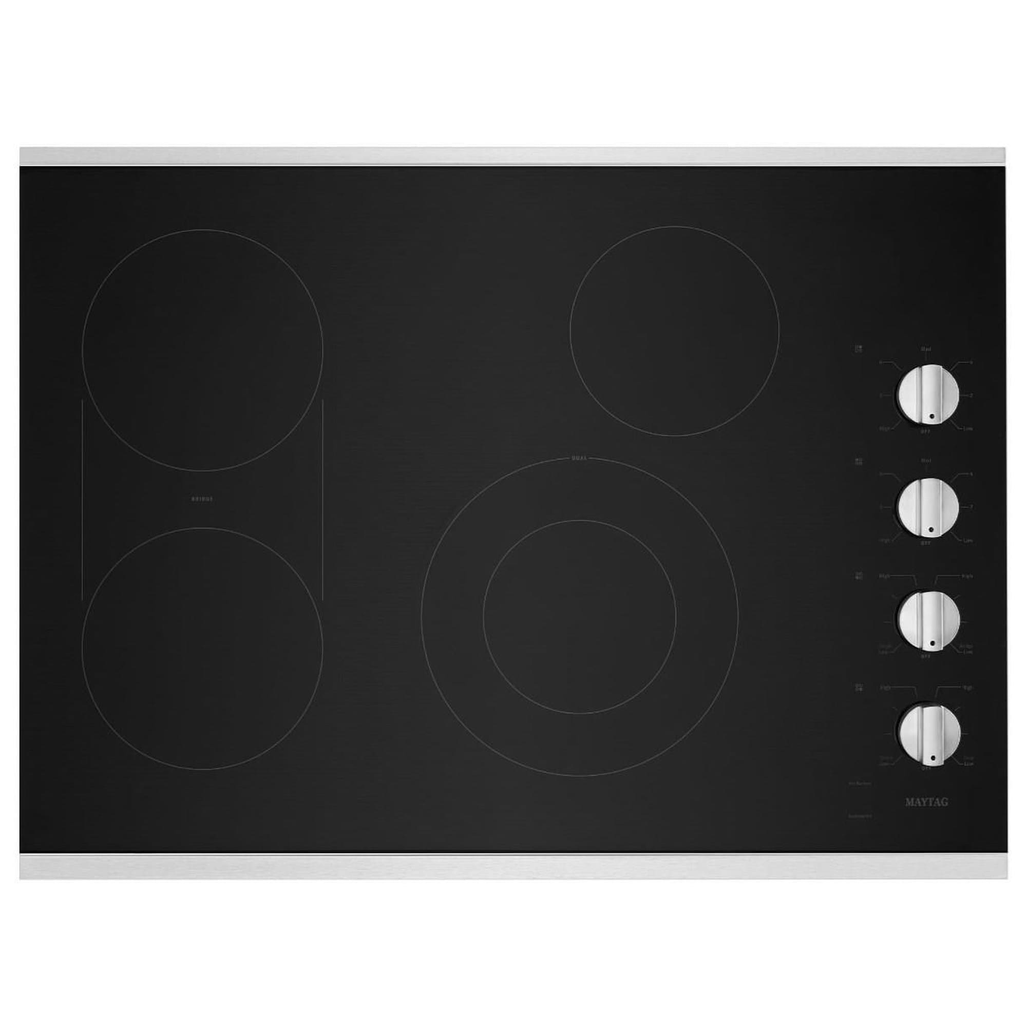 Plaque de cuisson Maytag 30", 4 éléments, Vitrocéramique noire - MEC8830HS