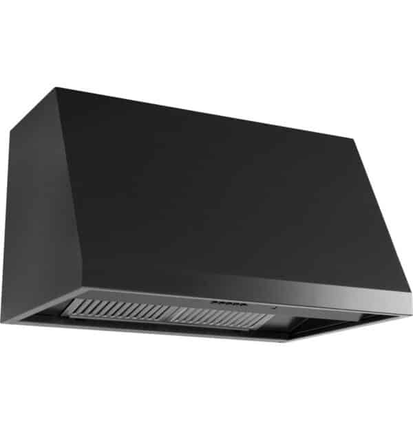 36'' Wall-Mount Range Hood, 600 CFM, Matte Black – CVW93643PDS - Image 2