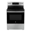 Cuisinière de 5 pi³, Convection européenne véritable, Air Fryer, Stainless – JCB840STSS