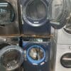 28'' Intelligent Front Washer-Dryer Set, Steam Cycle and Sanitation, Sapphire Blue - Image 6