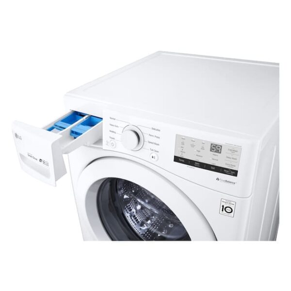 Laveuse-Sécheuse Frontale Empilable 27" LG, Haute efficacité, Blanche – Image 6
