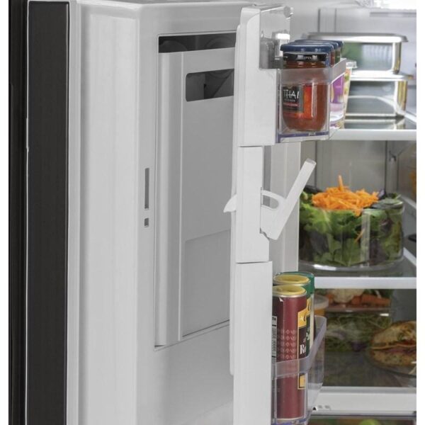Réfrigérateur à Portes Françaises 36’’, Eau et Glaces, Blanc - GNE27JGMWW – Image 4