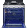 Cuisinière intelligente au gaz LG 30'', Convection véritable, Friture à air, 5.8 pi.cu, Stainless - LRGL5825F – Image 3
