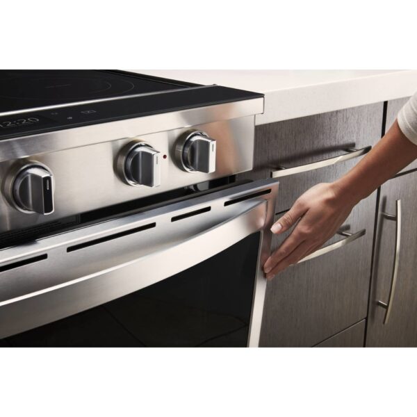 ​​Cuisinière intelligente Whirlpool 30'', Convection, 6.4 pi.cu, Stainless ​- YWEE750H0HZ – Image 5