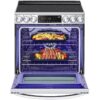 LG 30'' Induction Range, Air Fry, 6.3 cu. ft, Wi-Fi, Stainless - LSIL6336F - Image 3