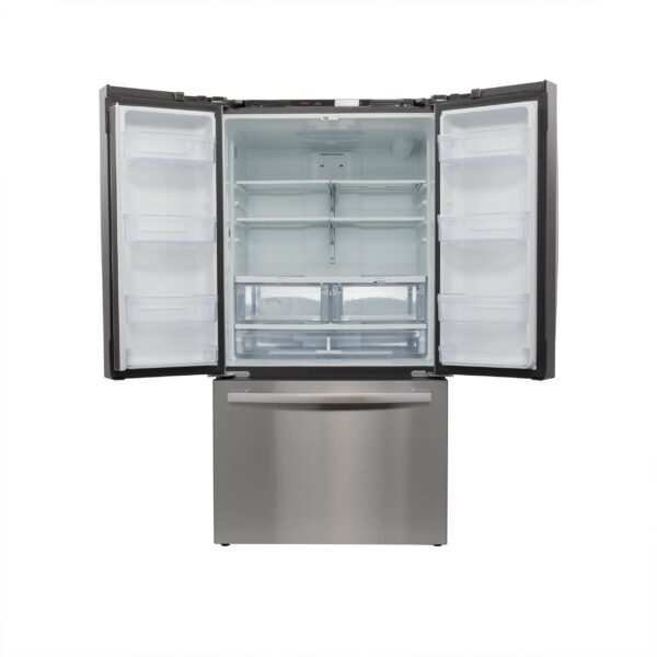 Réfrigérateur à porte française 36’’, 27 pi.cu, Eau et Glace, Stainless - GNE27JYMFS – Image 2